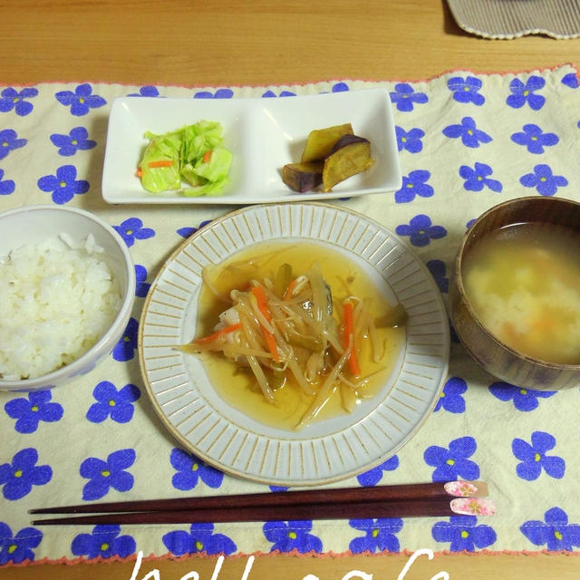 野菜たっぷり鱈の甘酢あんかけ