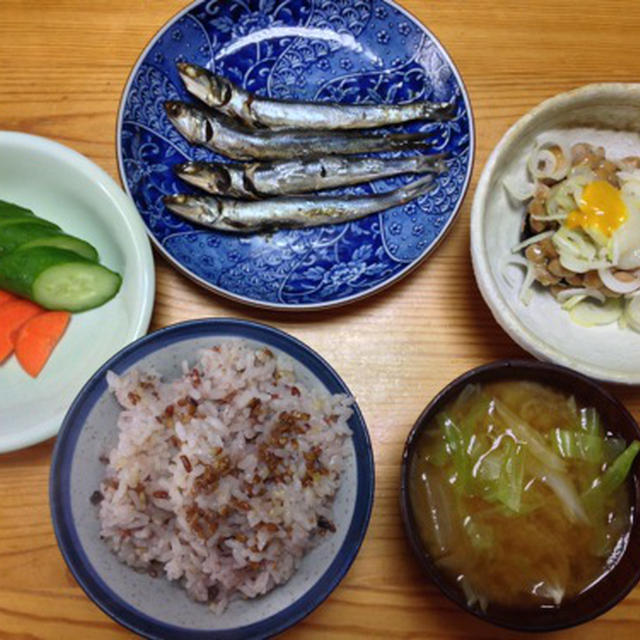 香ばしいローストアマニ粒の炊き込みご飯