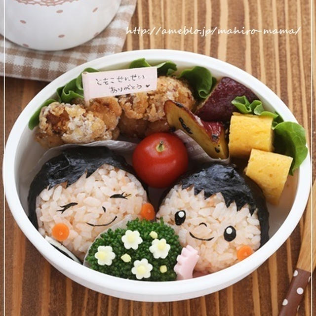 幼稚園最後のお弁当＊キャラ弁と卒園式