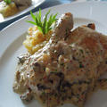 Poulet à la moutarde de Dijon；鶏肉のディジョンマスタード煮