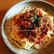 ミートソース 【トマトジュース使用で簡単・時短】