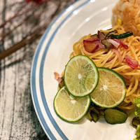 recipe▶︎インパクト強めな胡瓜の使い方！胡瓜とへべすのパスタ