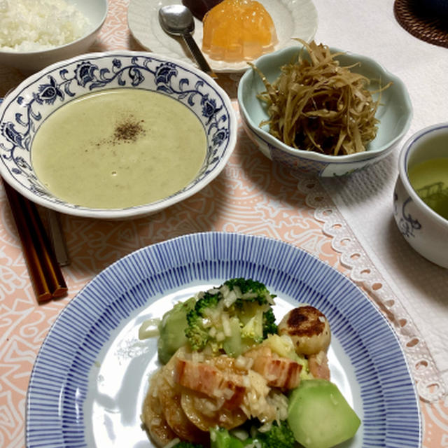 1月前半が終了、牡蠣のポタージュが好評で良かったです