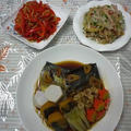 本日の夕食「さばのにんにくしょうゆ煮」「中華くらげと焼き豚の和え物」 by SUMIKKAさん