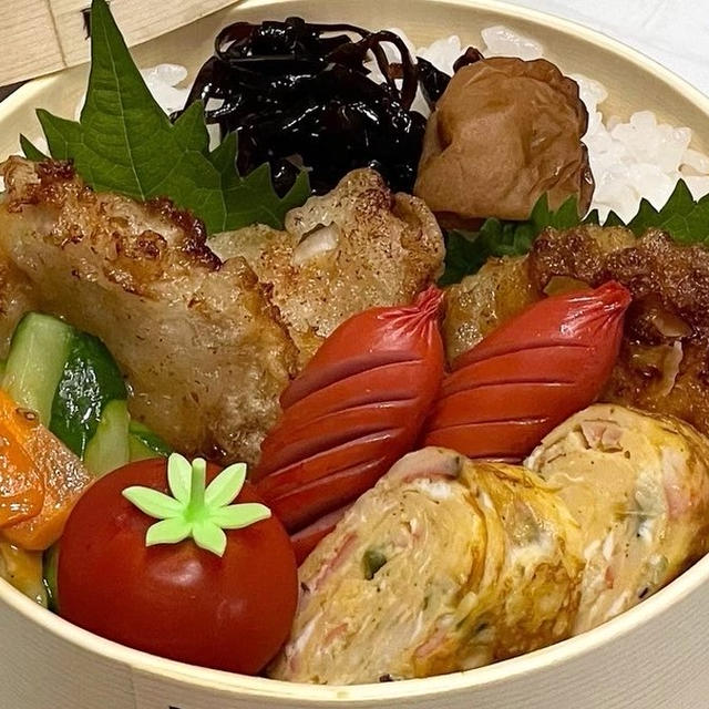 【お弁当】鶏胸肉のやわらか鶏天