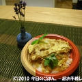 6/24の晩ごはん　ゲンかつぎでミニ勝つ丼(^_-)-☆