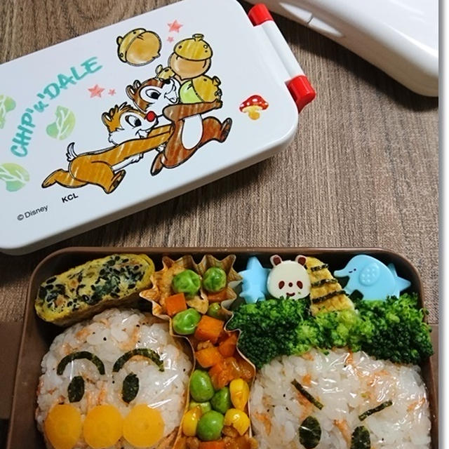 初のキャラ弁はアンパンマン＆節分の鬼さん弁当に…と土曜保育！