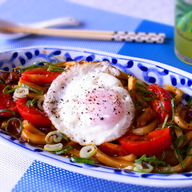 トマトカレーうどん