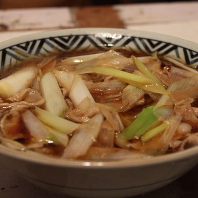 甥なんです／【recipe】豚葱蕎麦