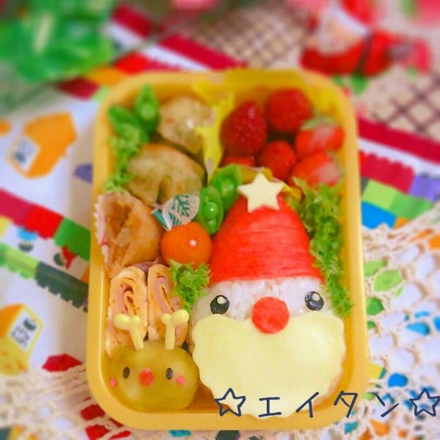 雫型おにぎりde簡単サンタｻﾝ