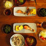 今朝は鮭とごはん