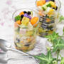 柿と彩り野菜のバルサミコ酢サラダ