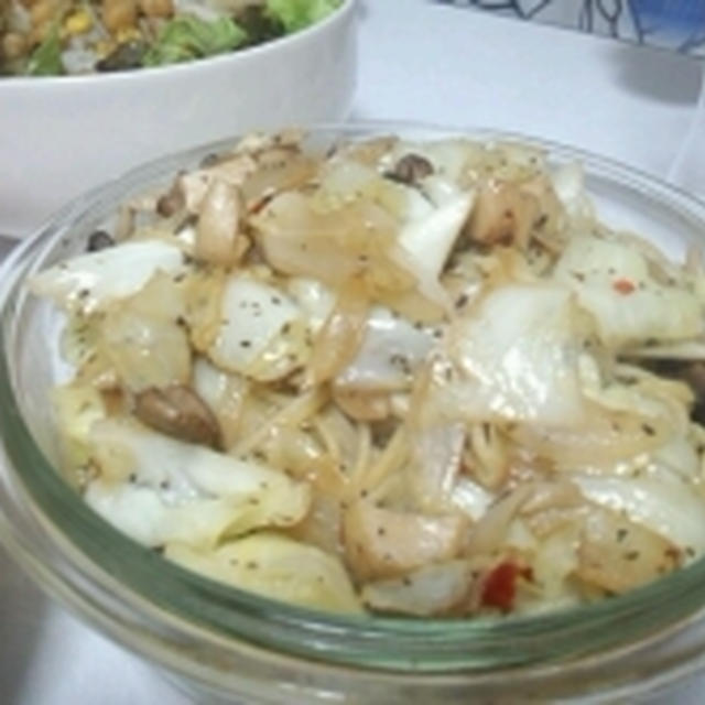 【レシピ】スパイスでお料理上手：春キャベツのバジルオイルパスタ