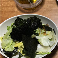 ぐんまのシャキシャキレタスを使ったサラダを作りました♪
