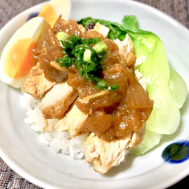 鶏むね肉で作る☆鶏肉飯風（チーローハン）