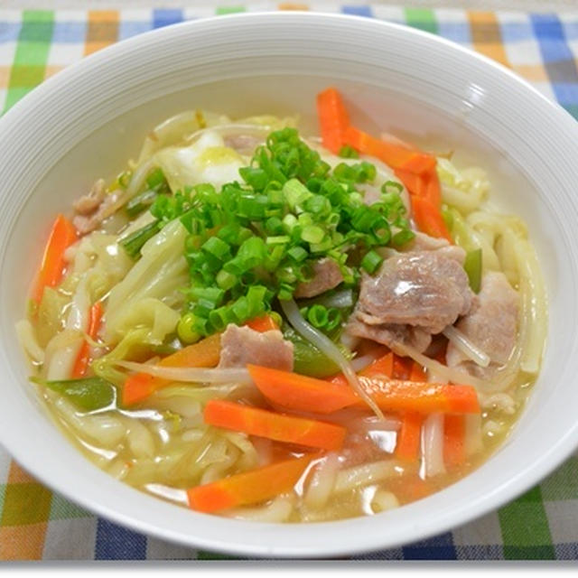 レシピもあるよ★野菜たっぷり洋風あんかけうどん☆