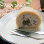 【カフェメニュー】小麦粉・卵・白砂糖・乳製品不使用＊栗と小豆のロールケーキとお知らせ♪