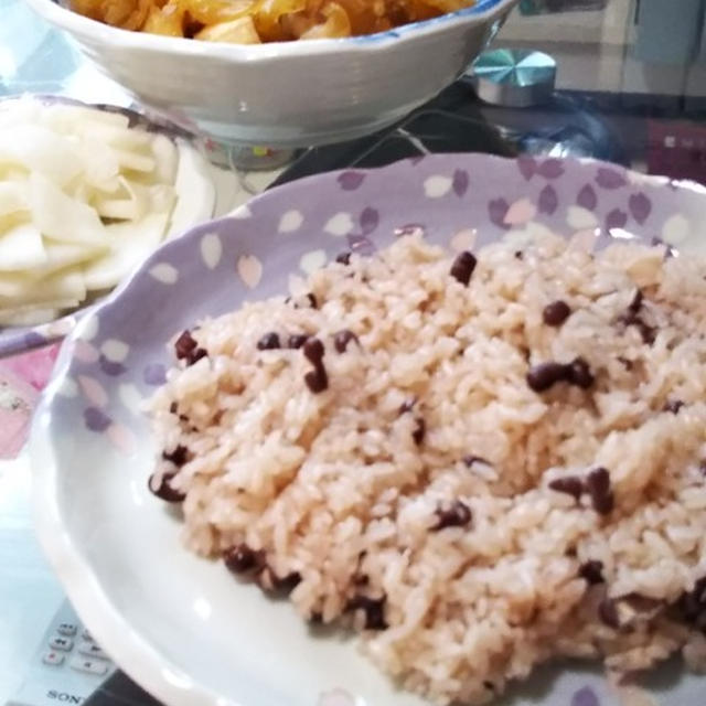 お料理レシピ★炊飯器で簡単☆お赤飯★