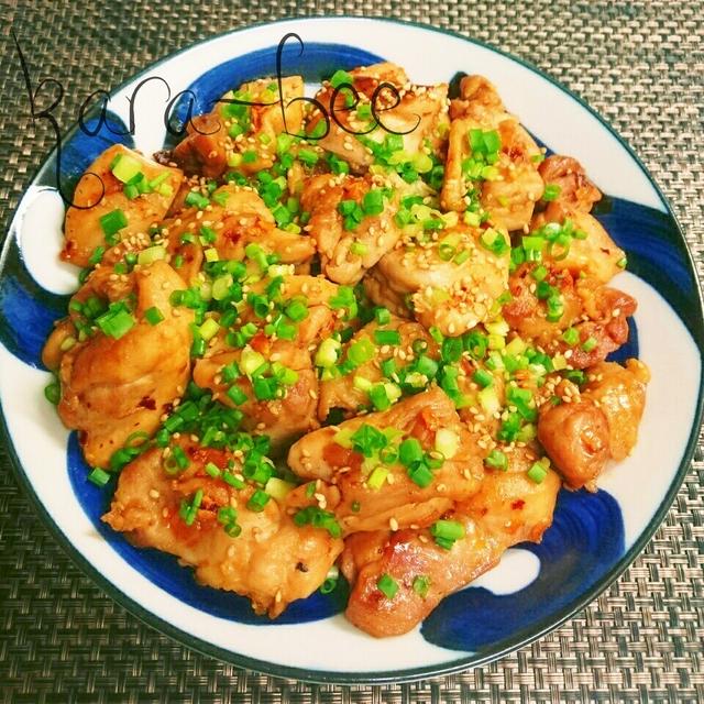 おビールぐびぐび♡ネギだくスタミナ!旨辛ラーポンチキン