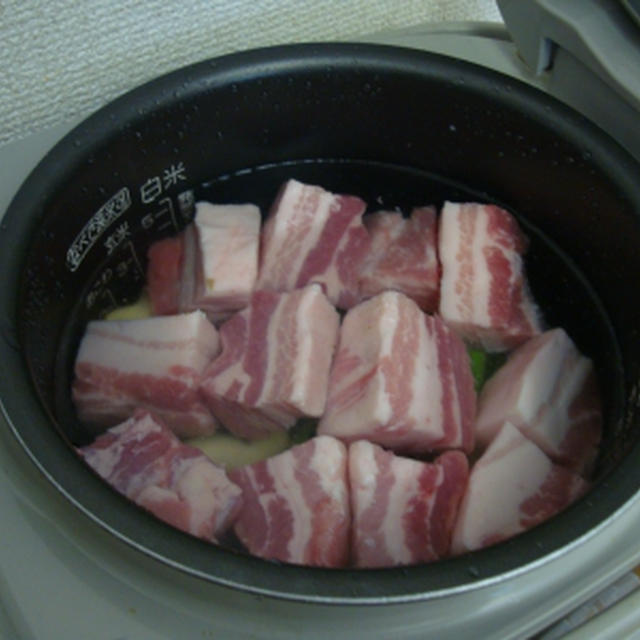炊飯器DE豚の角煮！