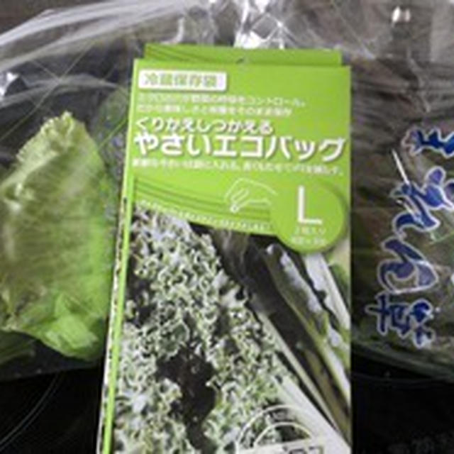 野菜のはりが違う♪野菜長持ちエコパッグ