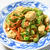 「青いにんにく辣油」としょうが醤油のゴーヤチャンプルー。ピリッと辛くてお酒が進む！夏にぴったりささっと作れるおつまみ。