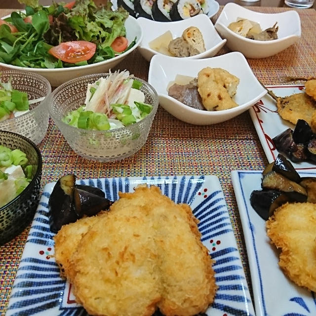 休日のヨガは気持ちいい＆夕飯は鱧のフライ