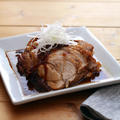 焼き豚（チャーシュー）。（鍋で簡単）　と二日分晩ごはん献立。