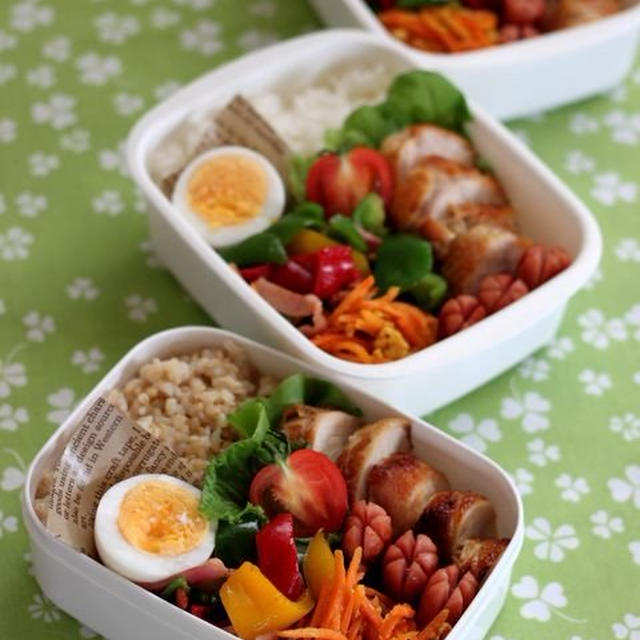 秋台風・・・(´∵`)　☆　今日のbento＆晩ご飯♪