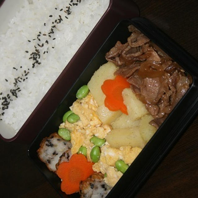 6月26日　　豚肉の甘辛炒め弁当（夏季大会）