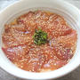 山芋とメジナ（グレ）の漬け丼