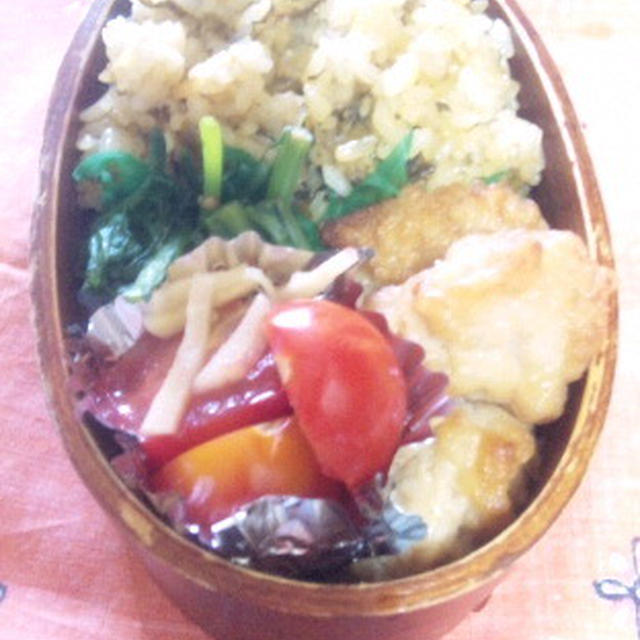 今日のお弁当