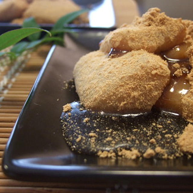 もち粉で作るやわらかきな粉餅♪