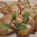 　鶏肉の柚子胡椒炒め