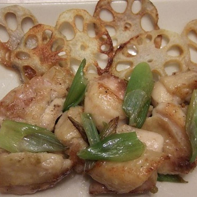 　鶏肉の柚子胡椒炒め