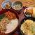 【横川の峠の釜飯の器で作る簡単ふわふわ卵】【四色ねばねば丼】