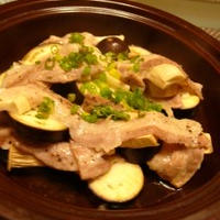 【レシピ】茄子・エリンギ・豚バラのタジン蒸し鍋