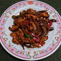 鶏肉と野菜の中華風味噌炒め