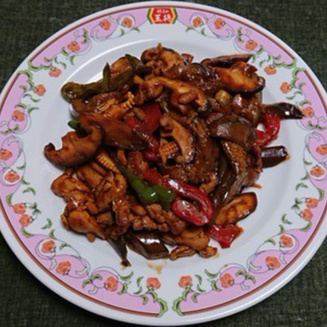 鶏肉と野菜の中華風味噌炒め