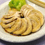 照り焼きソース風レンジチキンロール。　“ソースも一緒に６分で！”