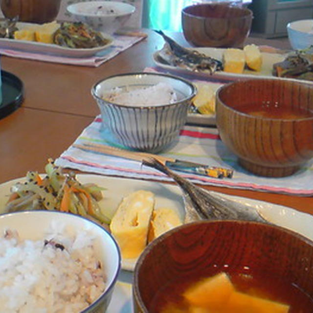 和食朝ごはん。