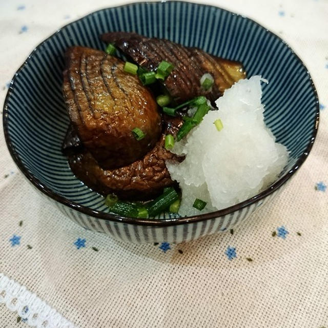 またまた、BISTROで、茄子の揚げ浸し♪