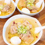 レンチン蒸し鶏のうま塩ラーメンです！！