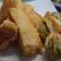 野郎飯流・筍の穂先と蕗の薹の天ぷら