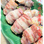 【豚バラ肉の厚揚げとねぎ巻き】定食♪