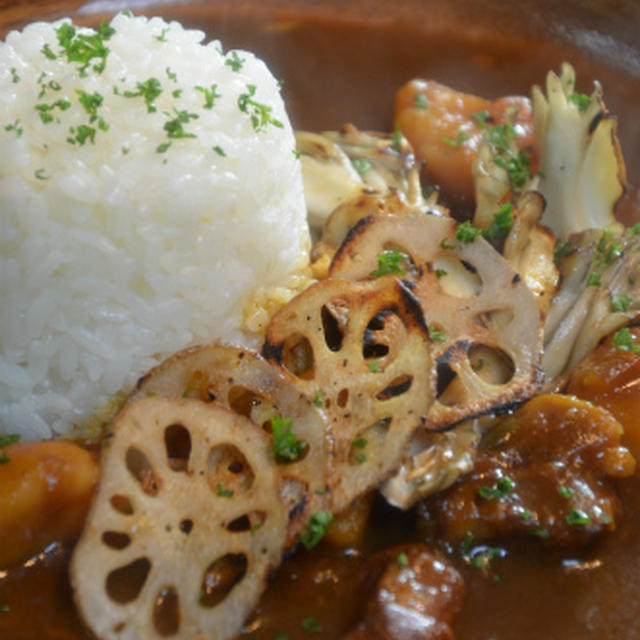 ストウブで「和風出汁カレー」