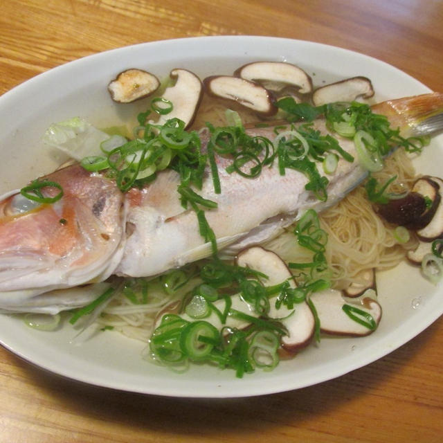 【旨魚料理】アマダイの素麺蒸し