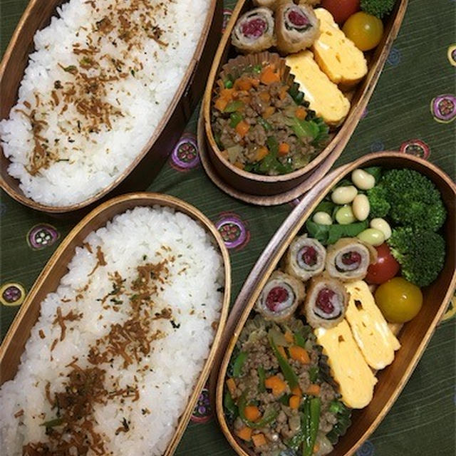 20170522豚ロースの梅しそロールフライ弁当