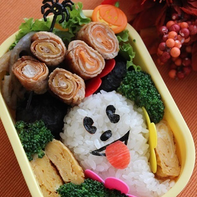 ドラえもん、豆しば、ミッキーのお弁当♬