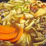 めんつゆカレー鍋～酒かすアレンジ有